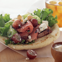 Grape and Lamb Pitas