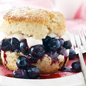 Double Blueberry Shortcakes